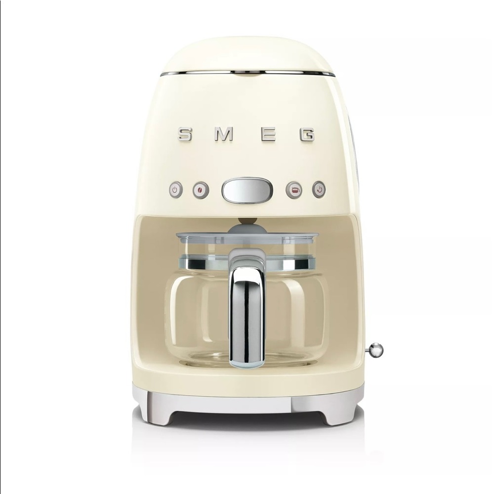 SMEG 10 cup Coffee Maker in Cream
